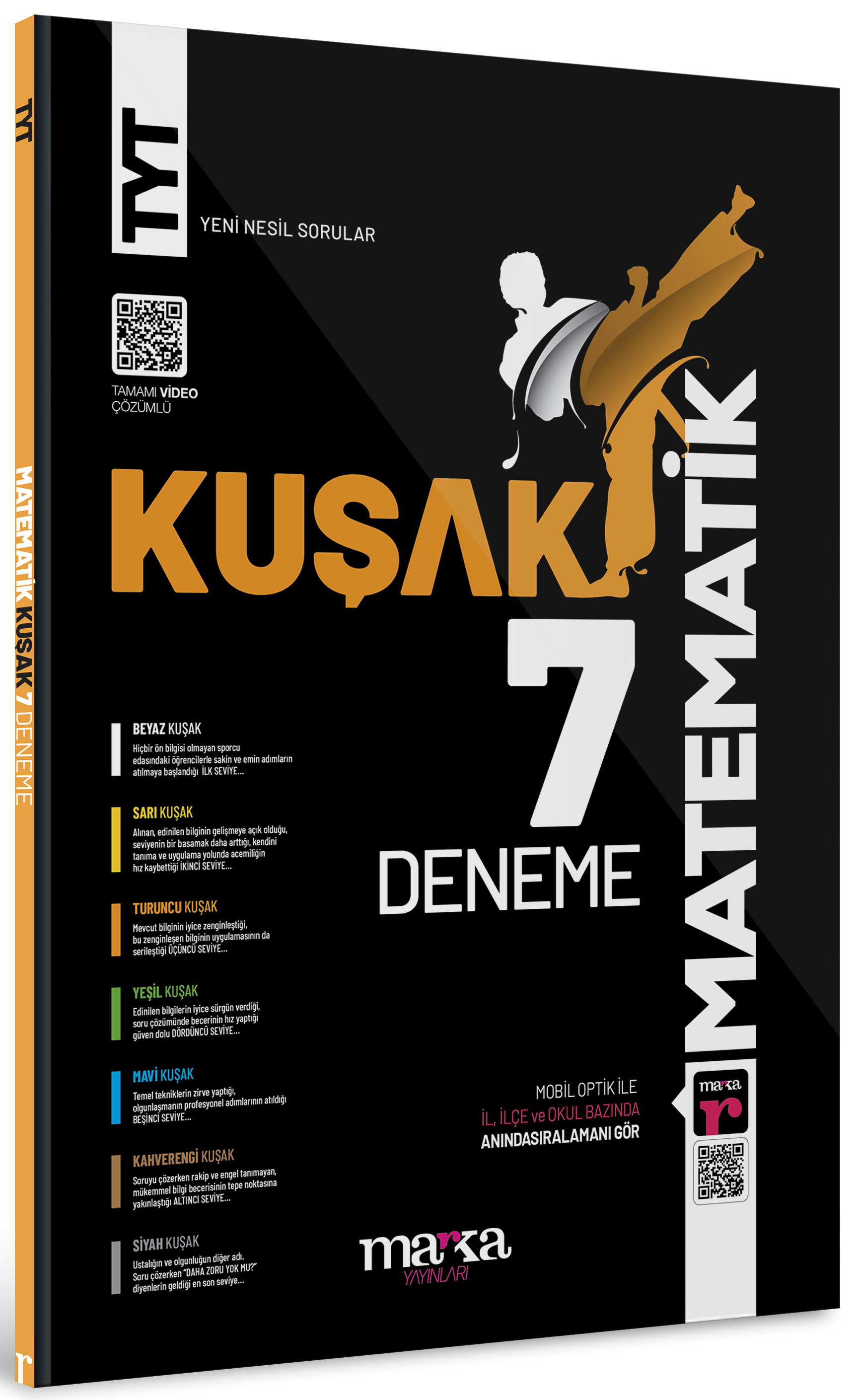 2024 TYT Matematik 7 Kuşak Deneme Tamamı Video Çözümlü Marka Yayınları
